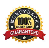 100% money-back guarantee